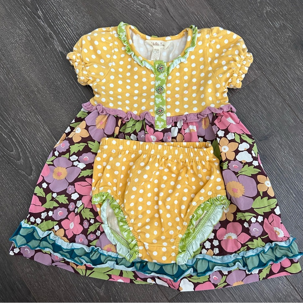 Matilda Jane Dress and Bloomers